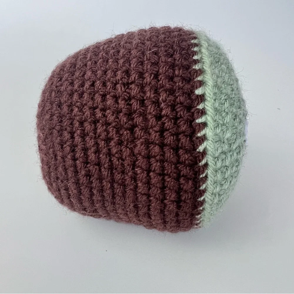 Cat Toy Handmade Kiwi Catnip Crochet Cat Toy